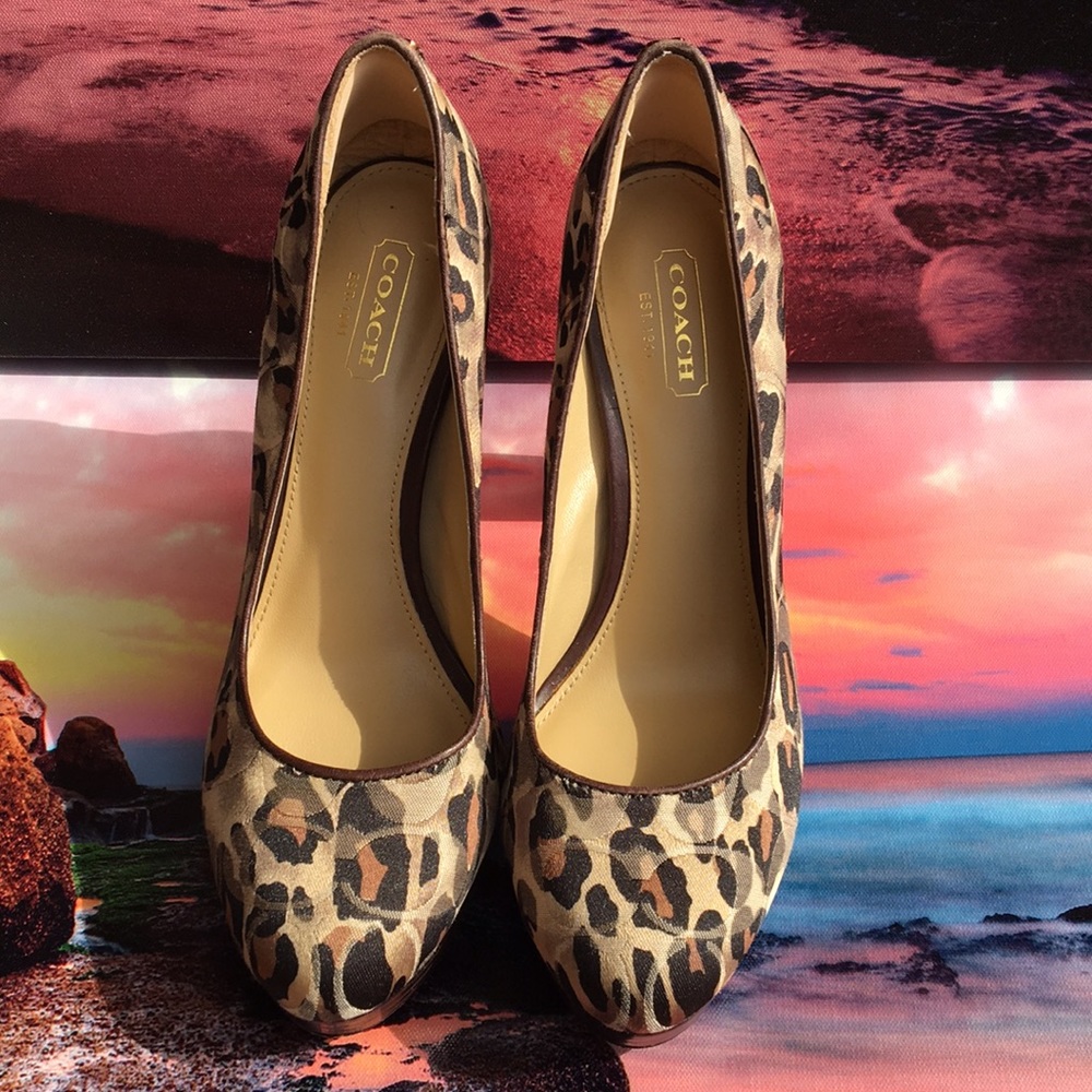 Coach Heels  size 6.5.